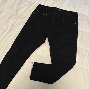 Michael Kors Black Distressed Denim